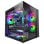 Mars Gaming MCV-ONE Caixa Gaming ATX FRGB com Duplo Vidro Temperado e Ventoinha Traseira 12cm Preto