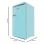 Frigorífico Cecotec Mini 89,3cm 95L Clase E Retro Icebox Tirador Cromado Azul