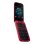 Móvil Nokia 2660 Flip Dual SIM 2.8? Rojo 128MB Botón Emergencia Bluetooth