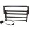 Toallero eléctrico Purline NTW-09 55W aluminio negro ultra silencioso control táctil portátil