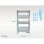 Toallero eléctrico Purline NTW-11 500W IP24 Display LED Temporizador Aluminio 54x4x107cm