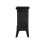 Chimenea eléctrica Purline CHE-100 retro negra 1500W control mecánico 35x22x46cm