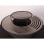 Barbacoa Purline EFP57 acero corten o negro, placa circular 60 cm, carbón/leña/pellets