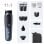 Recortadora Braun AIO7540 Negro/Azul 14 longitudes 120min Resistente al Agua 11 Accesorios