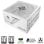 Source d'alimentation Asrock SL-850GW 850W 80 PLUS Gold modulaire blanche