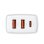 Cargador compacto Baseus CCXJ-E02 20W USB-C/USB-A carga rápida QC 3.0/PD 3.0 Blanco
