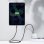 Cargador compacto Baseus CCXJ-E02 20W USB-C/USB-A carga rápida QC 3.0/PD 3.0 Blanco