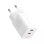 Baseus GAN5 Pro Caricabatterie rapido USB-C doppio da 40 W con protezione avanzata, bianco