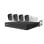 Kit di videosorveglianza PoE Foscam FN9108E-B4-2T con 4 telecamere V5EP da 5 MP e disco rigido da 2 TB, IP66