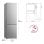 Frigorifero LG Combi Inverter LinearCooling 203cm 277L D Acciaio Inox Anti-impronta LED