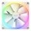 NZXT F140 RGB DUO 140 mm 1 800 tr/min double anneau RGB et ventilateur supplémentaire blanc PWM