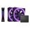 Ventilateur supplémentaire hydrodynamique NZXT F120 RGB Duo Triple Pack 120 mm 500-1800 tr/min RGB PWM