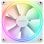 NZXT F120 RGB DUO 120 mm Blanc Refroidissement par air Anneaux RGB PWM Silencieux