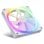Ventilateur supplémentaire NZXT F140 RGB 140 mm PWM 18 LED blanches personnalisables CAM