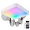 Ksix Stellar Plus Plafón Smartled, Cuadrado, Altavoz, Rgbic + Cct, 49x49x7,5cm, 4450 Lm, 35w, App Tuya, Blanco
