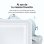 Ksix Celeste Plafón Smartled, Diseño Cuadrado, Altavoz, Rgbic + Cct, 48,5 X 48,5 X 9 Cm, 4450 Lm, 35w, App Tuya, Blanco