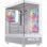 Caja PC Einarex PRISMA S500 RGB White ATX Vidrio Templado 9 Ventiladores Blanco