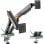 Soporte de Mesa Gaming Aisens DT38TSRRGB-349 RGB Giratorio Inclinable 17-38? 16kg