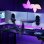 Soporte de Mesa Gaming Aisens DT38TSRRGB-349 RGB Giratorio Inclinable 17-38? 16kg