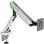 Soporte de Mesa Gaming Aisens DT49TSR-343 Blanco Contrapeso Giratorio Inclinable hasta 16kg 49”