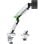 Soporte de Mesa Gaming Aisens DT49TSR-343 Blanco Contrapeso Giratorio Inclinable hasta 16kg 49”