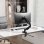 Soporte de Mesa AISENS DT32TSR-355 Contrapeso Giratorio Inclinable 9kg para Monitor 17-32”