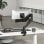 Suporte de mesa Aisens DT57TSR-307 com mola a gás, giratório/inclinável até 57 polegadas e 27 kg