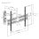 AISENS WT70TSLE-323 Supporto da parete VESA 600x400 girevole/inclinabile/livellabile 37-70″ 35 kg