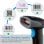 Lector de códigos de barras AVPos 930 2D CMOS USB/RS-232 Protección contra caídas