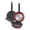 Sartén BRA Next A122126 ?26cm aluminio forjado antiadherente inducción negro-rojo