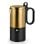 Cafetera Italiana BRA Kaffe A170405 4 tazas acero inoxidable dorado-negro