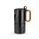Cafetière italienne efficace BRA 14 tasses 0,18 L en acier inoxydable Full Induction orange-noir