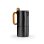 Cafetière italienne efficace BRA 14 tasses 0,18 L en acier inoxydable Full Induction orange-noir