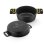 Cacerola baja BRA Daily Pro 32 cm Aluminio Antiadherente Inducción Tapa Vidrio