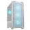 Cougar MX600 RGB, weißes Full-Tower-PC-Gehäuse mit Glasfenster, E-ATX-Unterstützung, 4 x 2,5 Zoll, 3 x 140 mm Lüfter