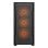 Torre Cougar Midi Tower ATX EATX Vidrio Templado RGB 4 Ventiladores USB-C Negro
