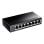 CUDY 8-Port Gigabit Ethernet Switch, 16 Gbit/s, Vollduplex, VLAN-Unterstützung, Schwarz