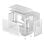 Caja DeepCool CH260 Blanca Micro ATX ABS/SPCC/Vidrio Templado USB-C