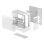 DeepCool CH690 Torre ATX bianca con finestra laterale, display LCD, espansione USB-C, 8 slot
