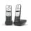 Teléfono inalámbrico Gigaset Analógico Doble Terminal Negro/Plata Altavoz Contestador 20min ECO