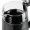 Hervidor Haeger EK-DIG.028A 1,7L 2200W Vidrio Acero Inoxidable Termostato Negro
