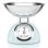 Haeger Mechanische Küchenwaage, Blau, Edelstahl, 5 kg, Abnehmbare Schüssel