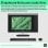 Ordinateur de bureau tout-en-un HP 24-cr0042ns Intel Core i3-1315U 8 Go SSD 512 Go Wi-Fi 6 23,8" Full HD Blanc
