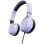 Auriculares HyperX Cloud Mini com fio Minijack Cancelamento de Ruído Mic e Limitador de Volume Preto Lavanda