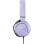 Auriculares HyperX Cloud Mini com fio Minijack Cancelamento de Ruído Mic e Limitador de Volume Preto Lavanda