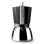 Cafetera Aluminio Fundido Ibili Elba 0,3L Inox base 11cm negra resistente