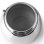 Cafetera Aluminio Fundido Ibili Elba 0,3L Inox base 11cm negra resistente