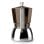 Ibili Elba, italienische Kaffeemaschine aus Aluminiumguss und Edelstahl, 0,6 l, Sockel 13 cm, Widerstand. Ruhe in Frieden