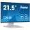 Monitor iiyama 21,5″ 1080p IPS Multi-Touch 10 Punti IP54 HDMI DisplayPort Bianco