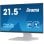 Monitor iiyama 21,5″ 1080p IPS Multi-Touch 10 Punti IP54 HDMI DisplayPort Bianco
